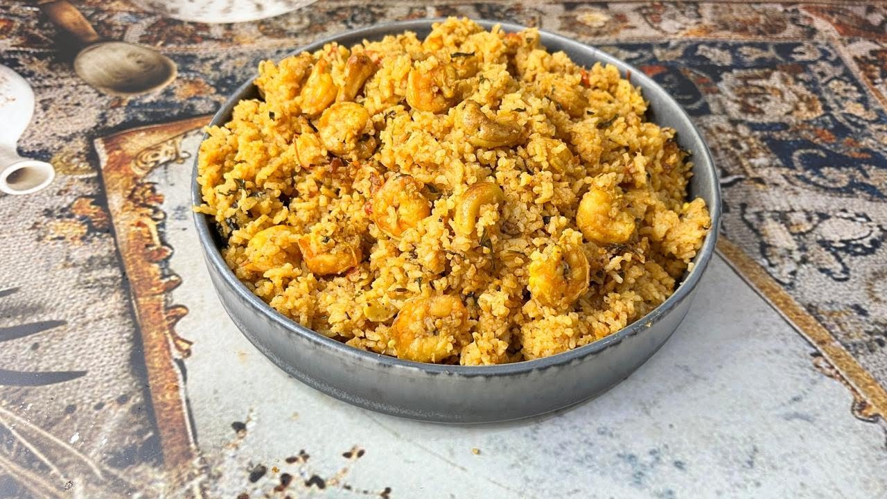 రొయ్యల పులావ్ | Prawns Pulao 🍤🍚 | Easy & Finger-Licking Good | Seafood Lovers’ Favourite