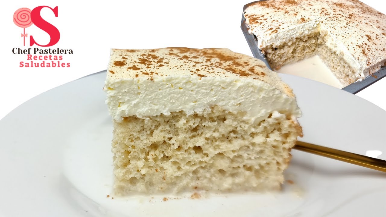🥛🍰Pastel Tres leches Saludable | @Sandra ChefPastelera