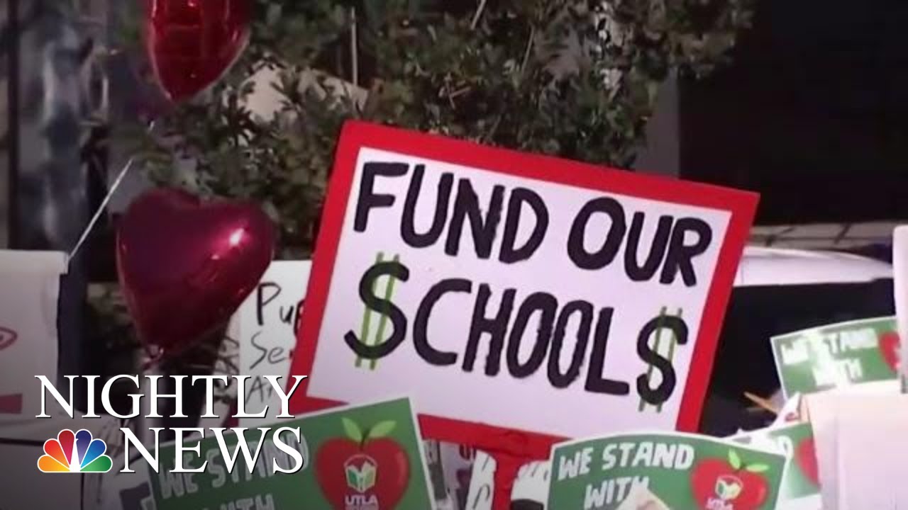 Los Angeles Teachers Union On The Verge Of Massive Teachers Strike | NBC Nightly News