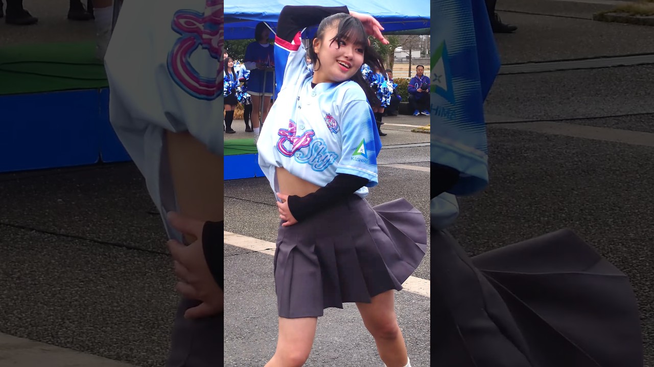 【生音】【チアダンス】Leap-Sky(リープスカイ) 「Watch This」(Bibi Gold) カターレ富山 vs. 愛媛FC K STUDIO 第2部 縦動画 広角 2026年3月8日