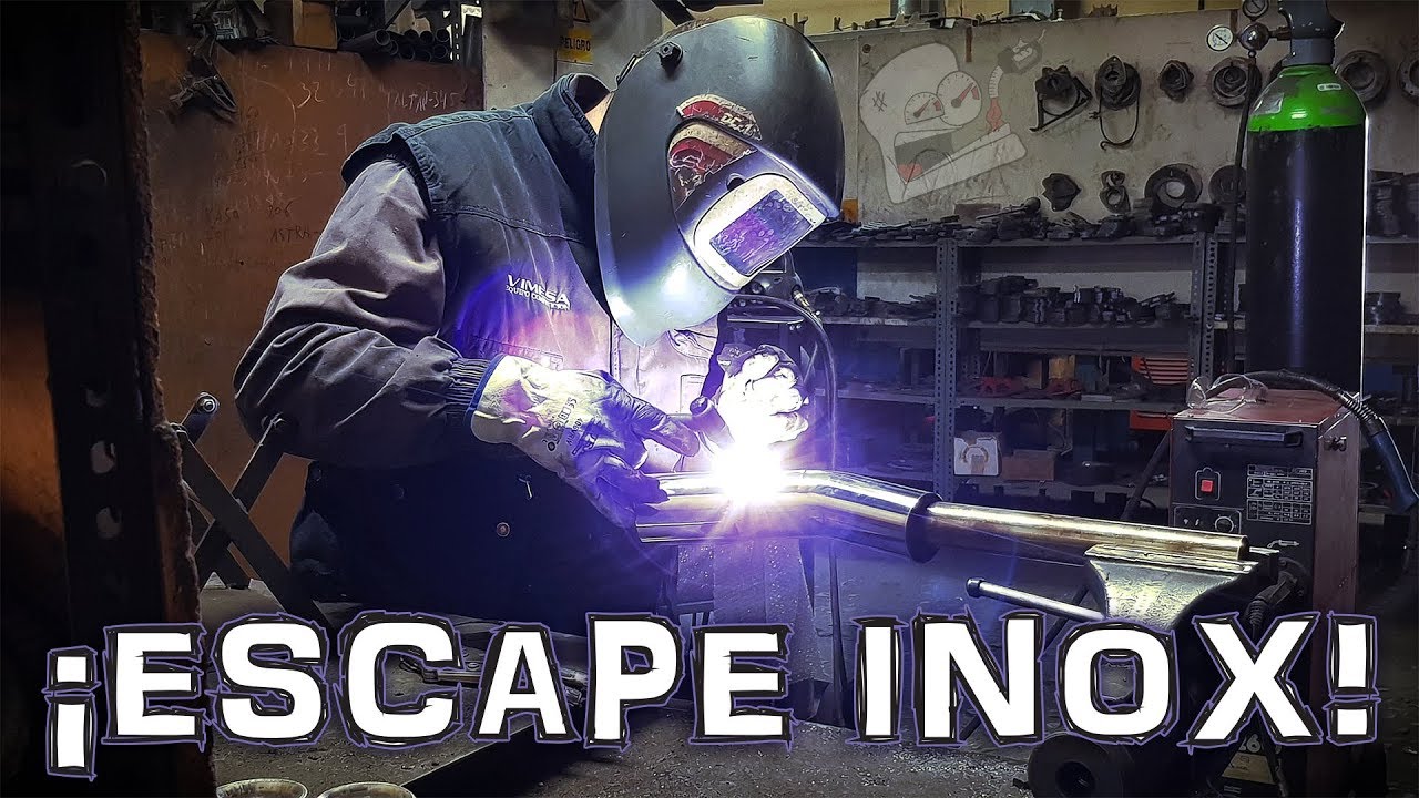 &iquest;C&oacute;mo Fabricar un Escape Artesanal en Acero Inoxidable? - Soldadura MIG & TIG 🔥 Swap #Peugeot205RFS