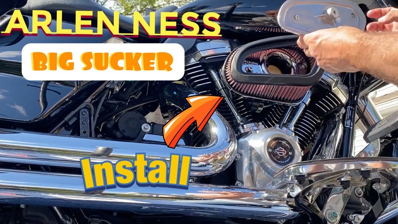 Установка комплекта воздухоочистителя Arlen Ness Big Sucker