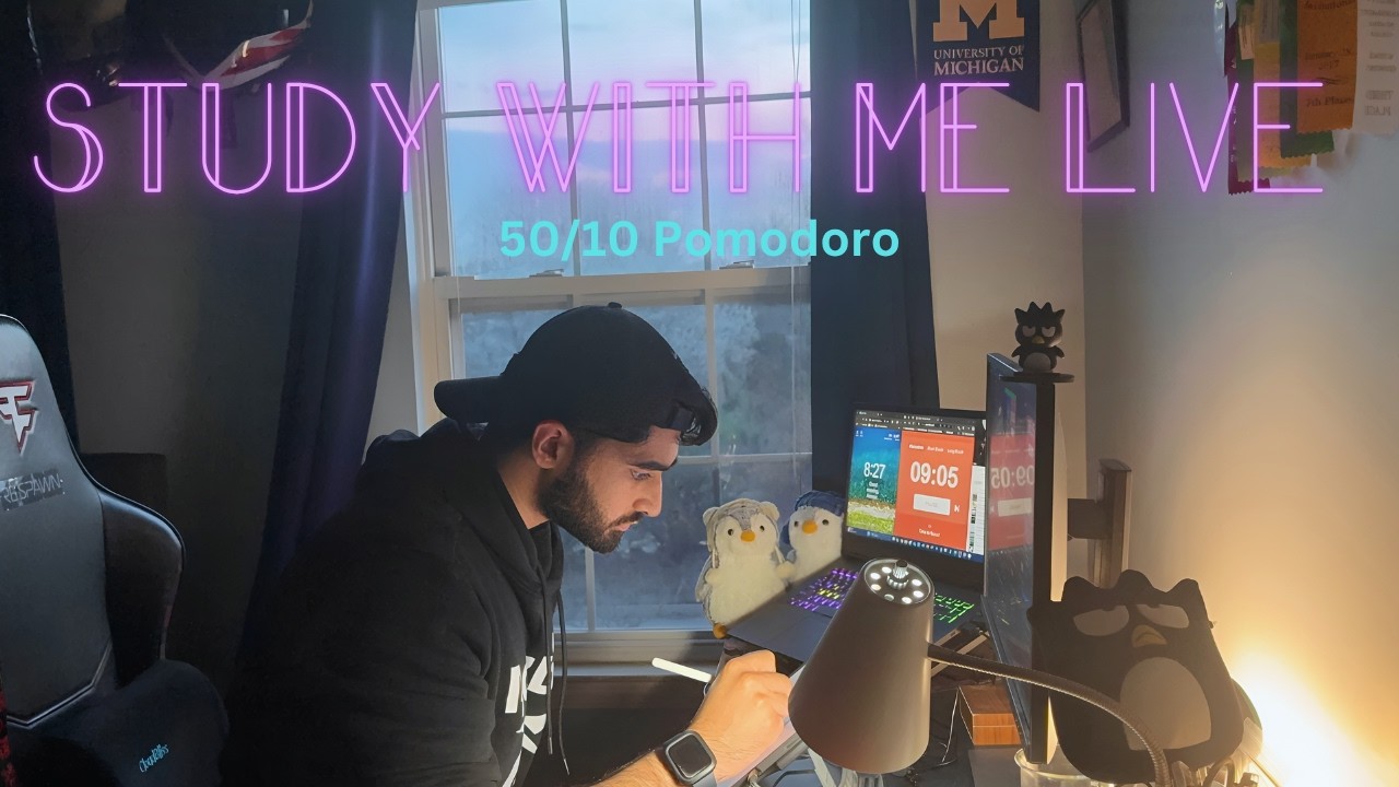 ❄️ 11 Hour Study With Me LIVE | Medical Student - USMLE Step 1 | 50/10/70 Pomodoro (02/24/2026)