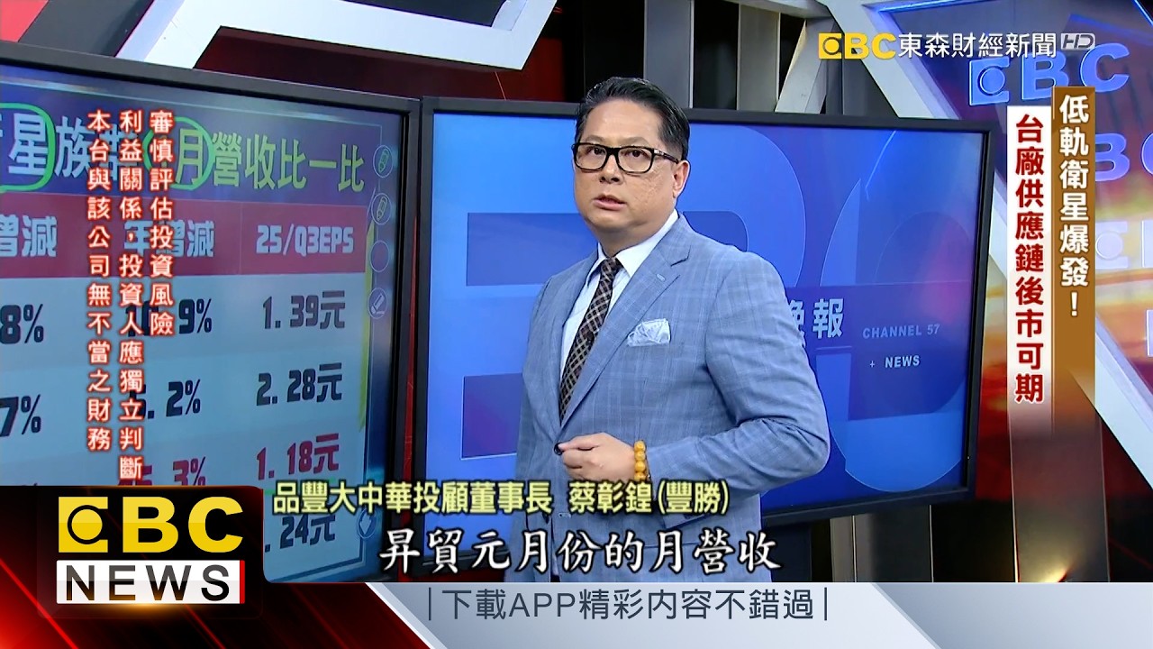 低軌衛星爆發！台廠供應鏈後市可期-蔡彰鍠(豐勝) 20260302《57爆新聞》精選篇 網路獨播版