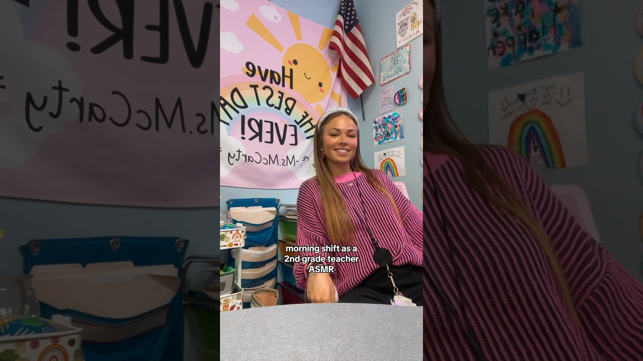 Teacher Morning Routine!! 🫶🏼 #teacher #classroom