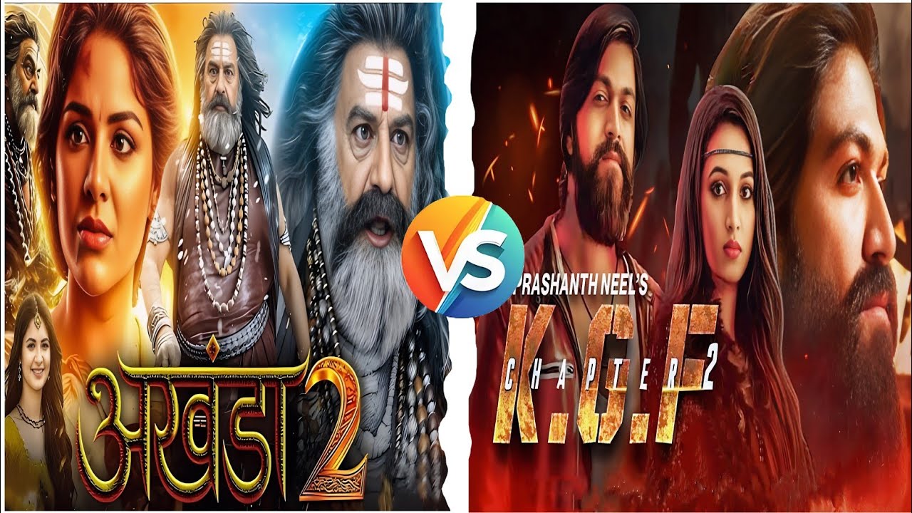 Akhanda 2 Vs KGF Chapter 2 | Full Comparison | Budget, Box Office, Cast | Comparison |Filmy Compare 