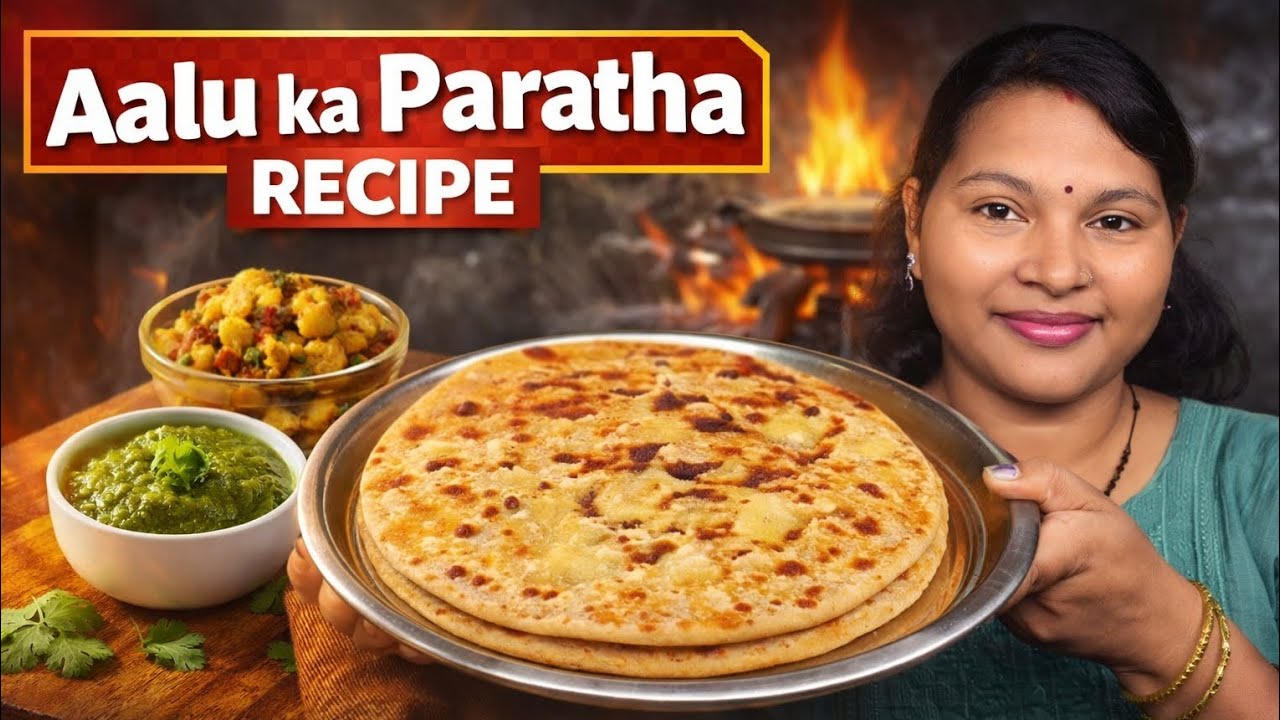 Ghar Jaisa Swaad 😋 | Soft & Crispy Aalu Ka Paratha Recipe | Easy Breakfast Special 