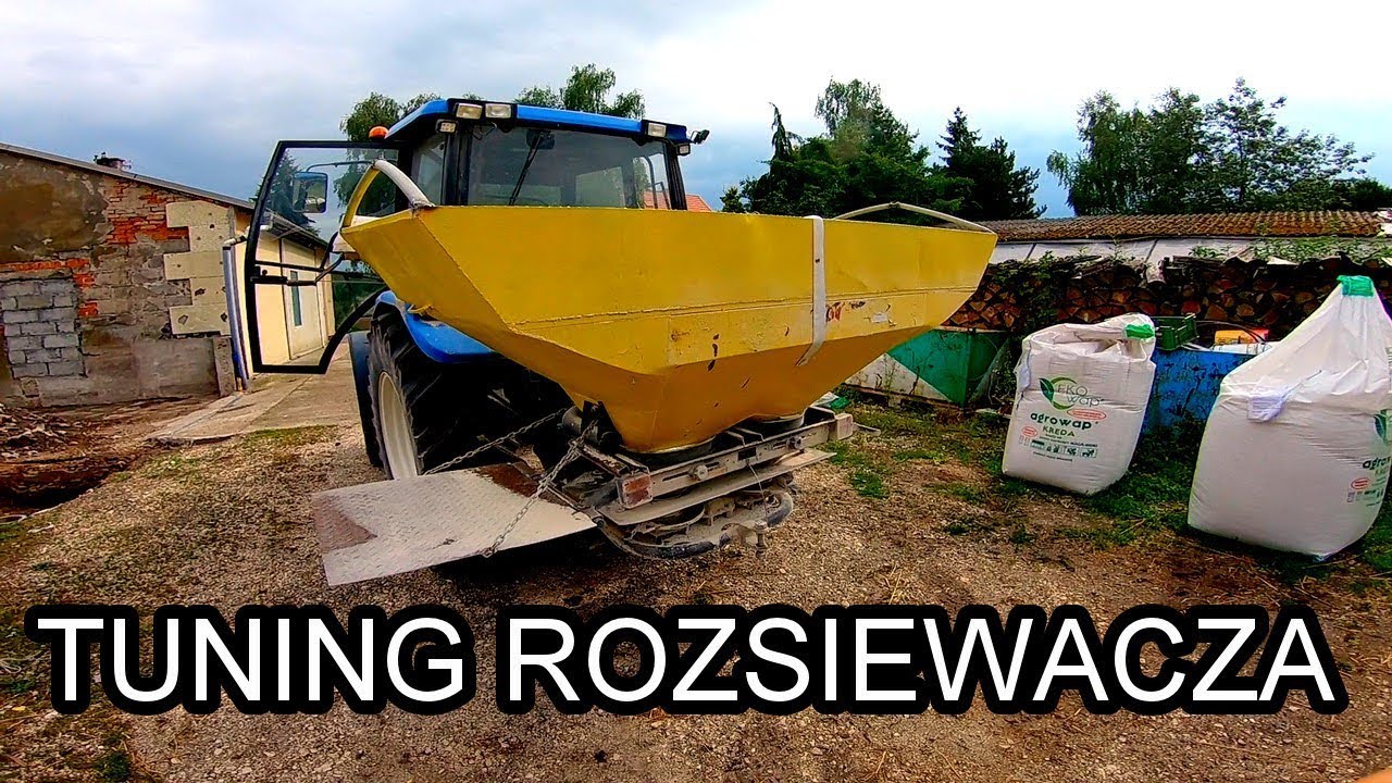 Plandeka na rozsiewacz własnej konstrukcji. S2E59