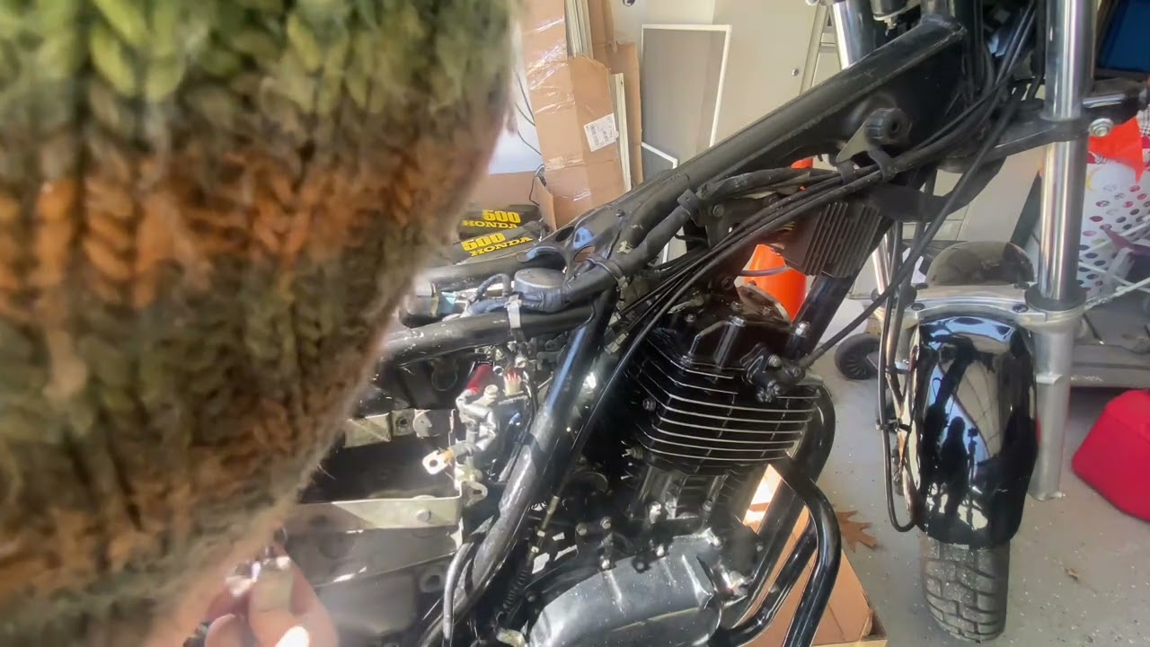 1982 Honda FT500 Ascot carburetor removal