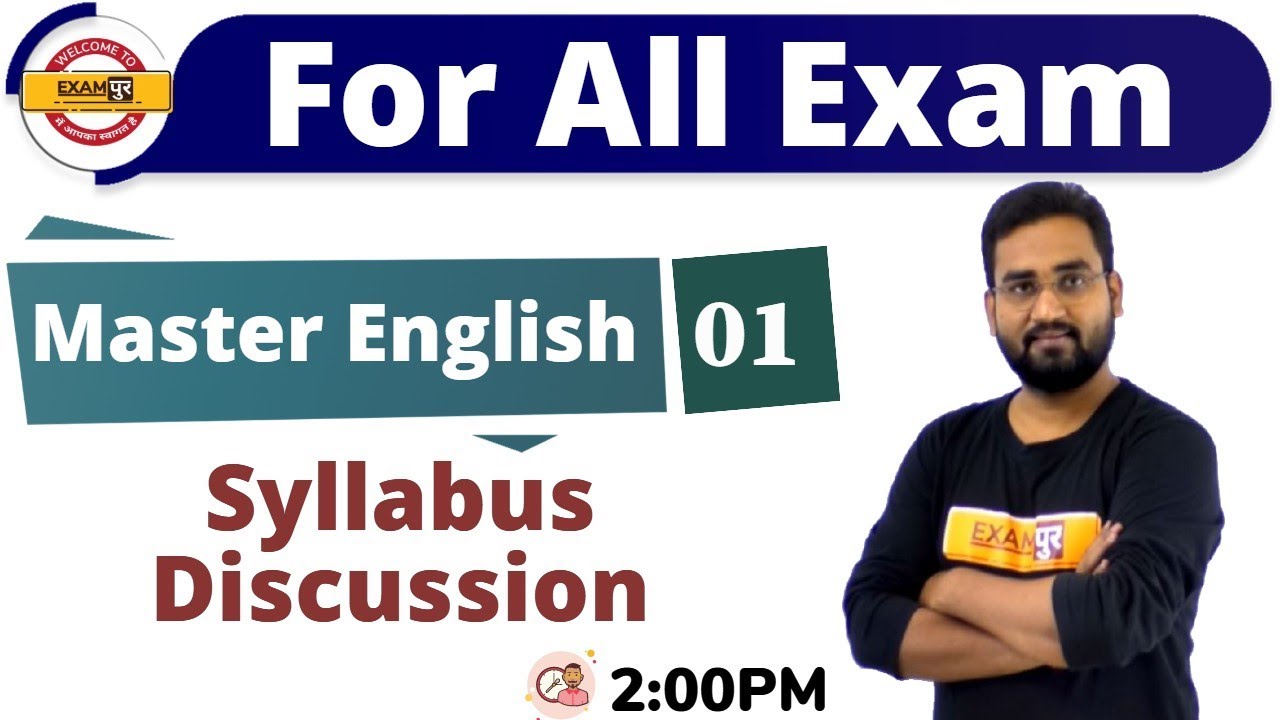 Class-01 || For All Exam || Master English || By Prince Sir || Syllabus Discussion