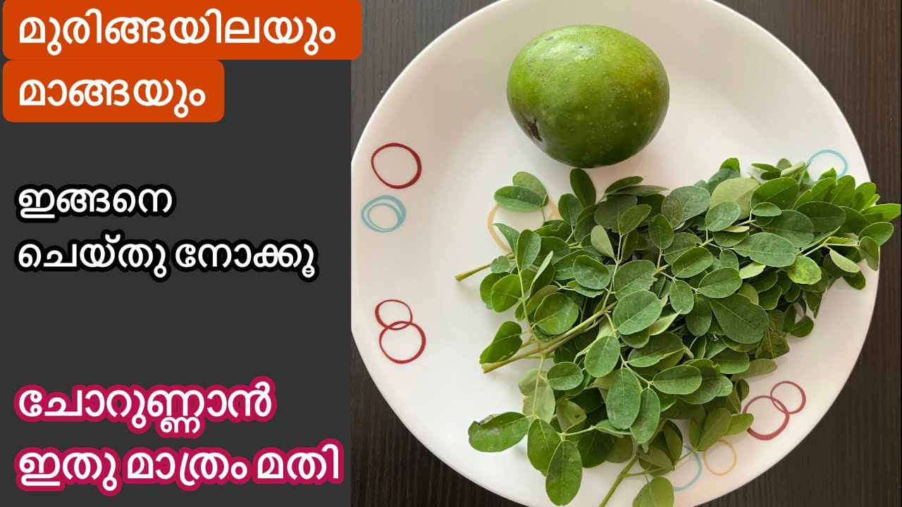 നാടൻ രുചിക്കൂട്ട്/മാങ്ങയും മുരിങ്ങയിലയും കൊണ്ട് തയ്യാറാക്കാം/വയറുനിറയെ ചോറുണ്ണാൻ ഇതുമതി Easy Recipe