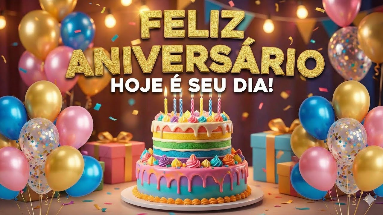 MENSAGEM DE PARABÉNS - Hoje é Seu Dia!