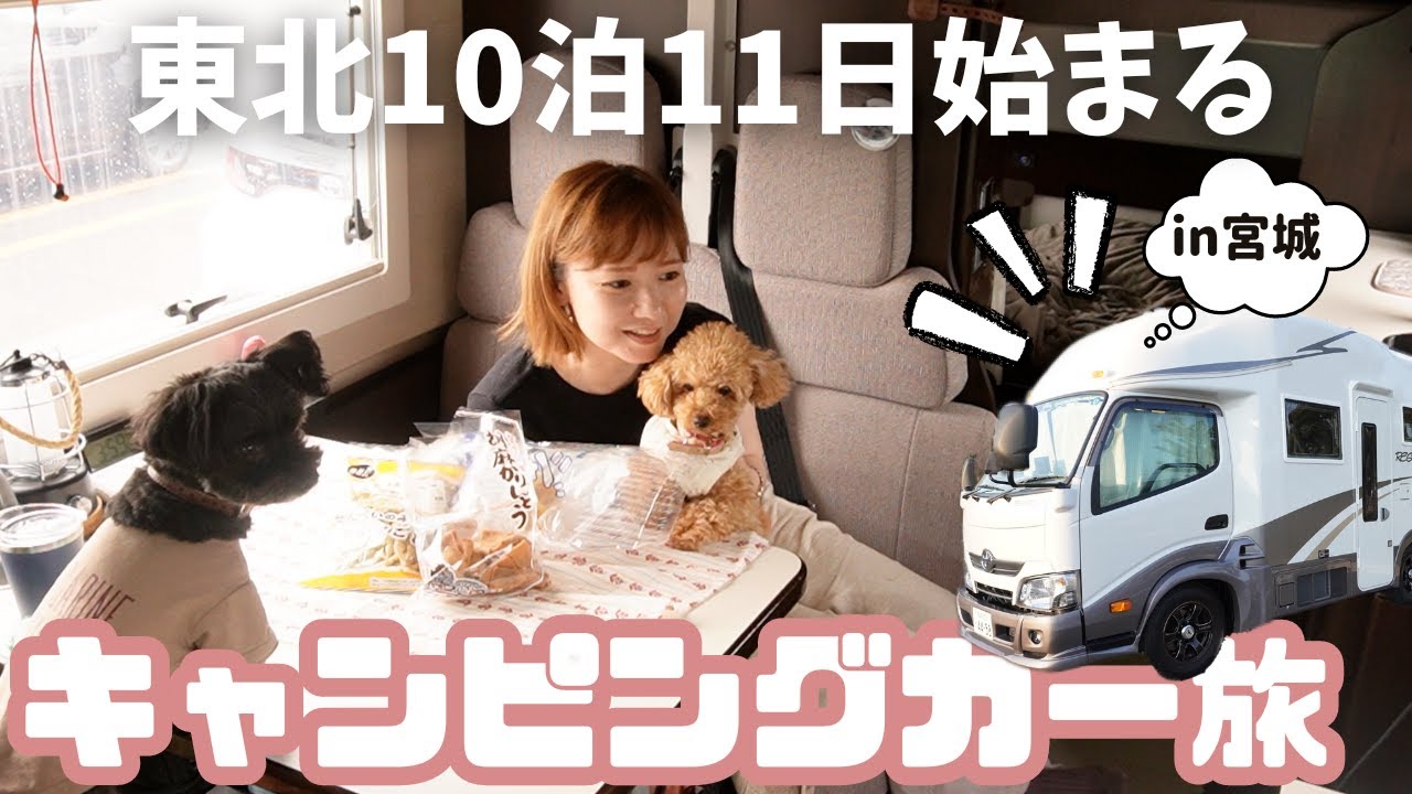 【キャンピングカーの旅・宮城】癒しの宝庫！絶対に行くべきスポットに食べなきゃ損なご当地グルメ！まるでハワイな最強道の駅！夫婦と２匹のレガードネオプラス車中泊旅