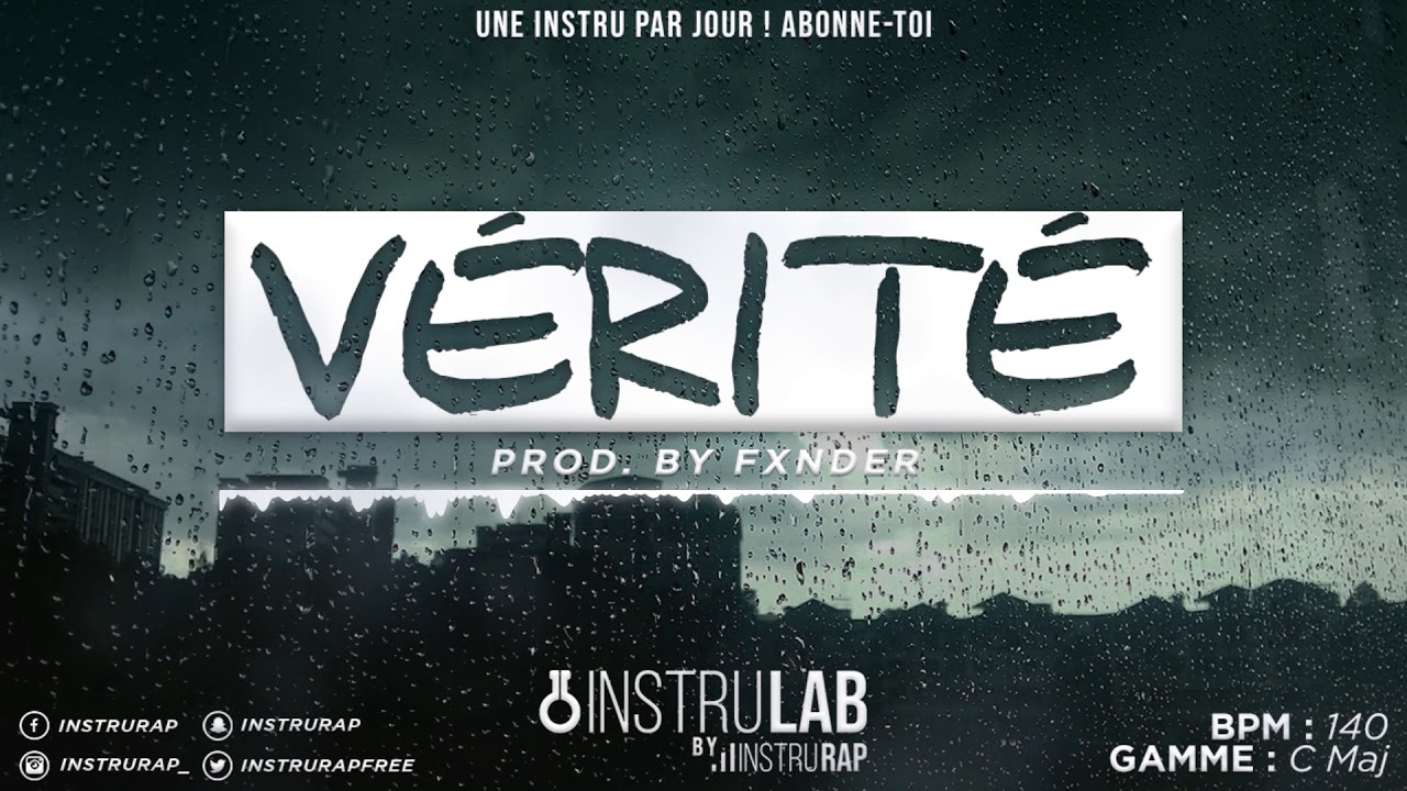 [FREE] Instru Rap Piano 2020 | Instrumental Rap Trap/Lourd - VÉRITÉ - Prod. by FXNDER_MP3