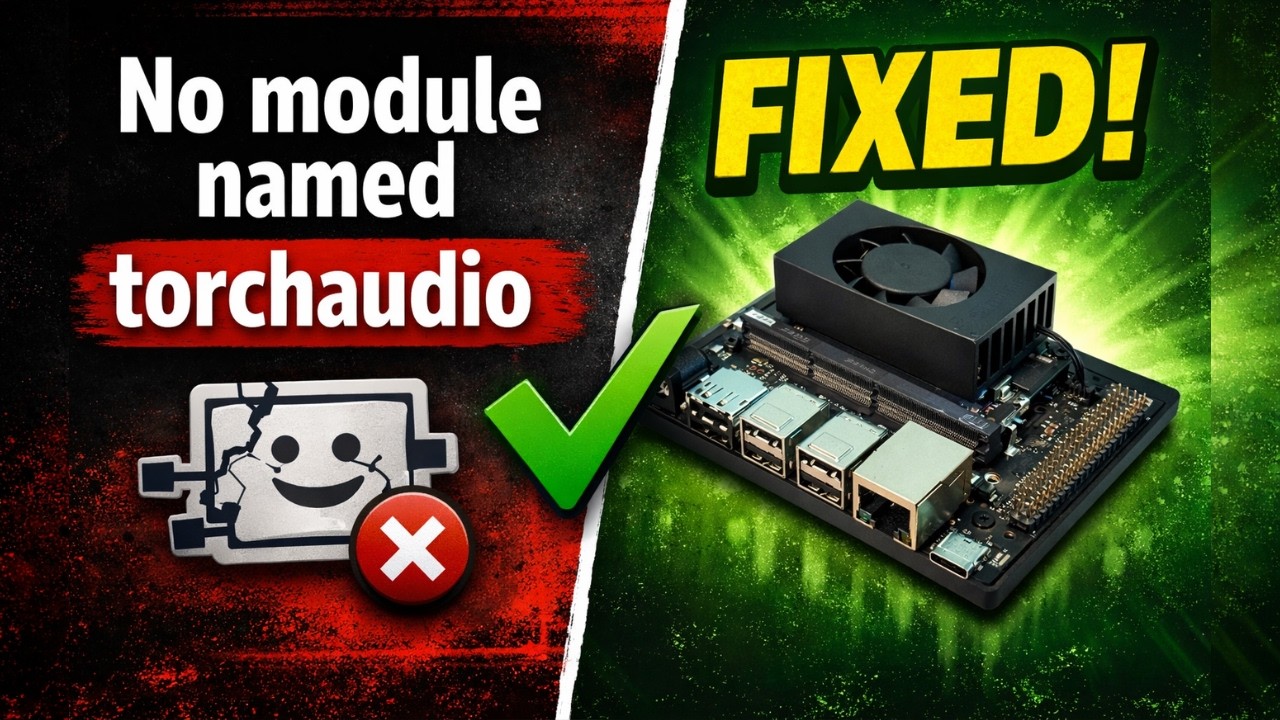 Jetson Orin Nano: Fix “No module named torchaudio” (Compile Torchaudio 2.5 from Source)