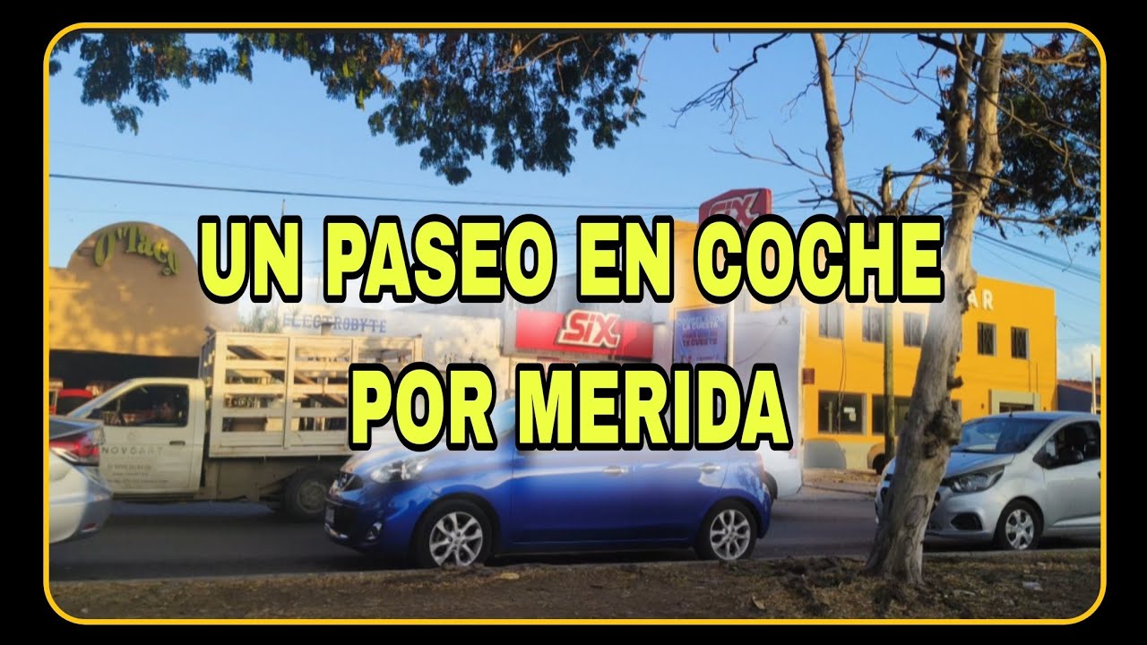 Un paseo en coche por Mérida 