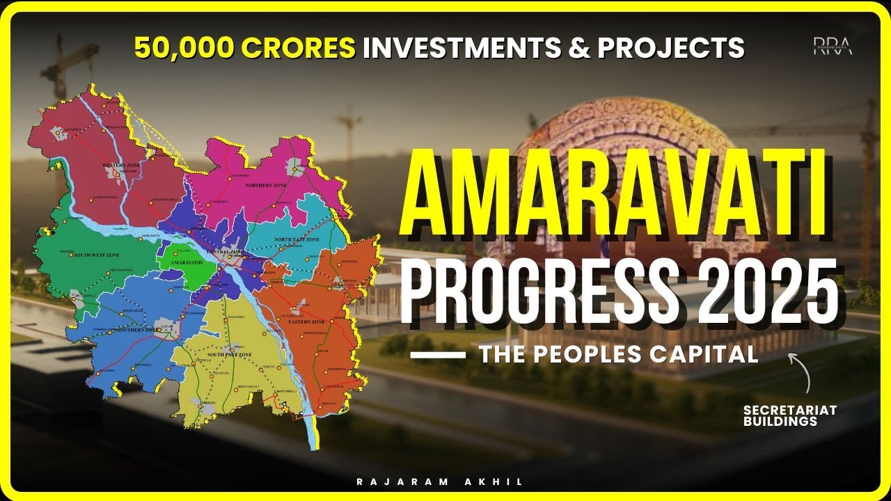 Amaravati Updates 2025 | 74 Mega Projects, Quantum City Vision & Ground Reality