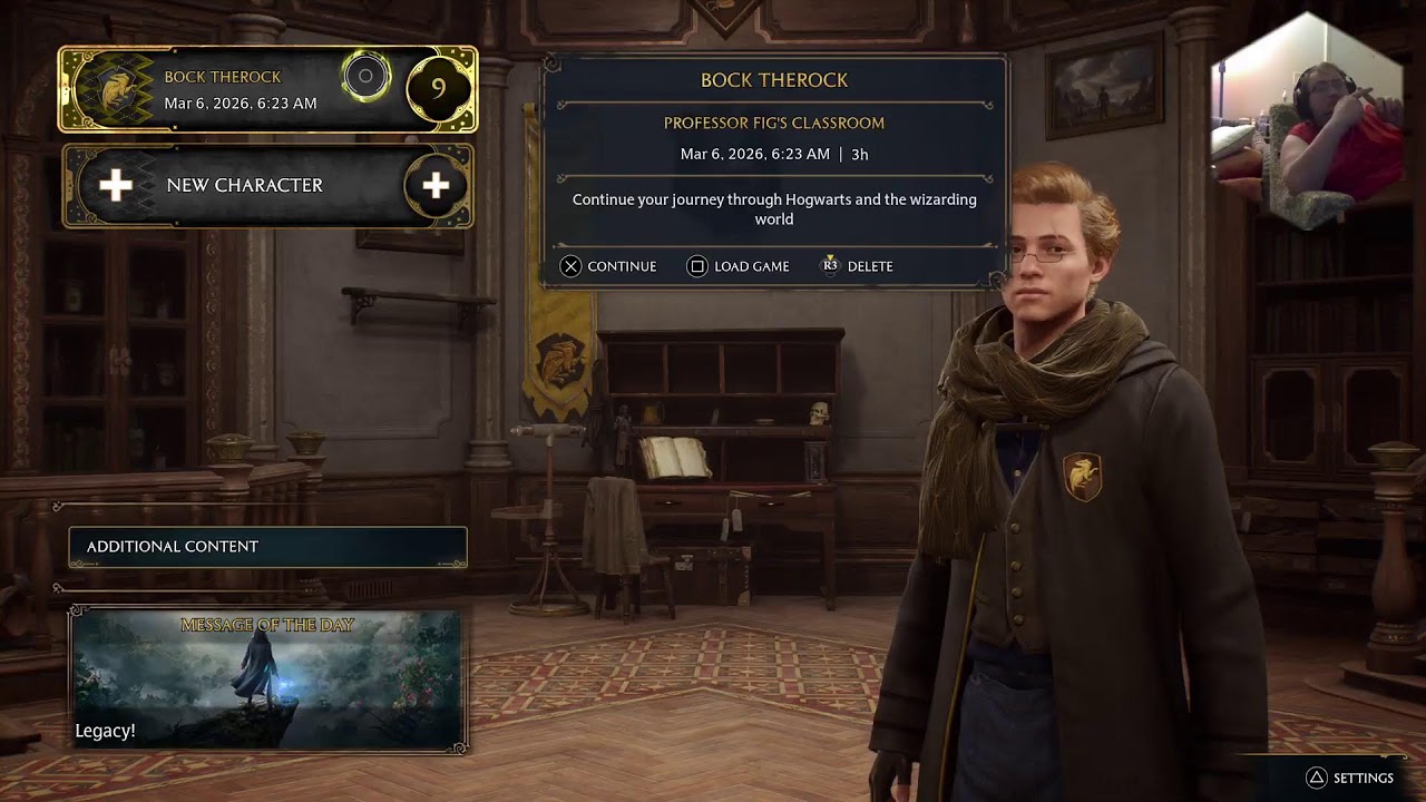 Playing hogwarts legacy and chilling prt 1 (Starting in huffelpuff) (prt2)