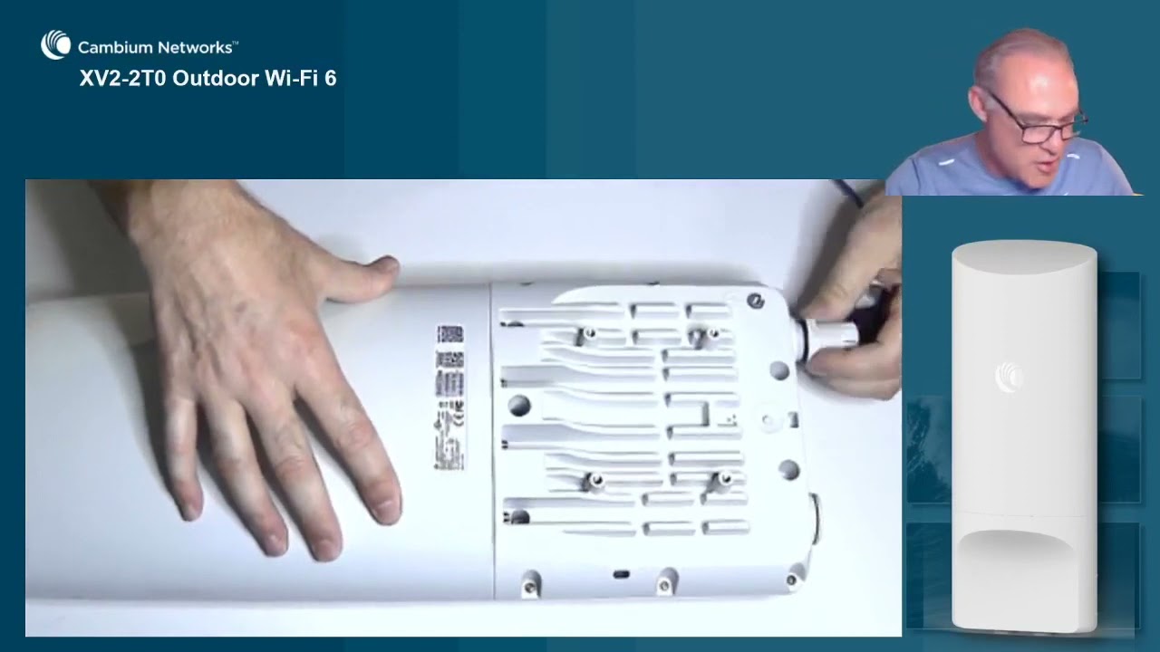 Unboxing Punto de acceso XV2-2T Outdoor (Wi-Fi 6) de Cambium Networks
