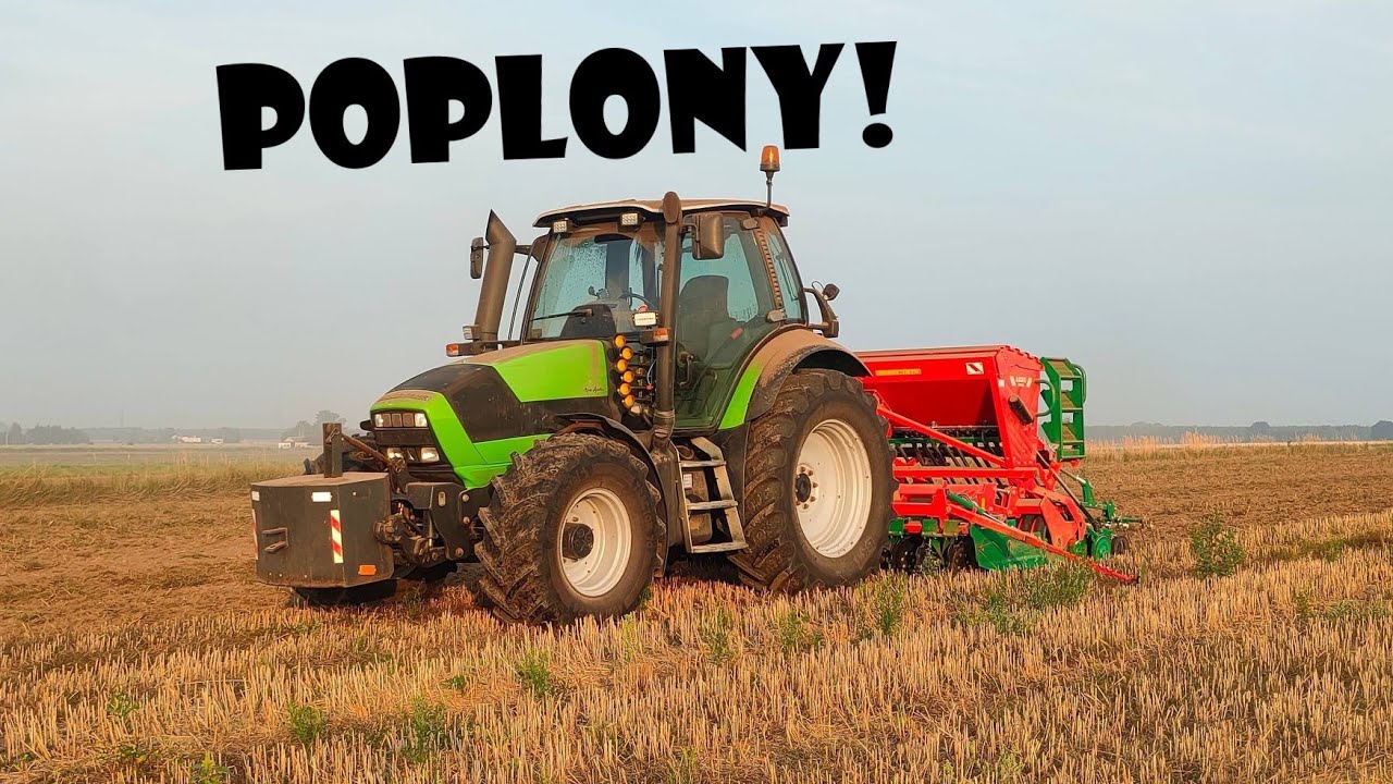 SIEW POPLONÓW PROSTO W ŚCIERNISKO😃Agro-Masz SN300💪Agro Dniówka #291
