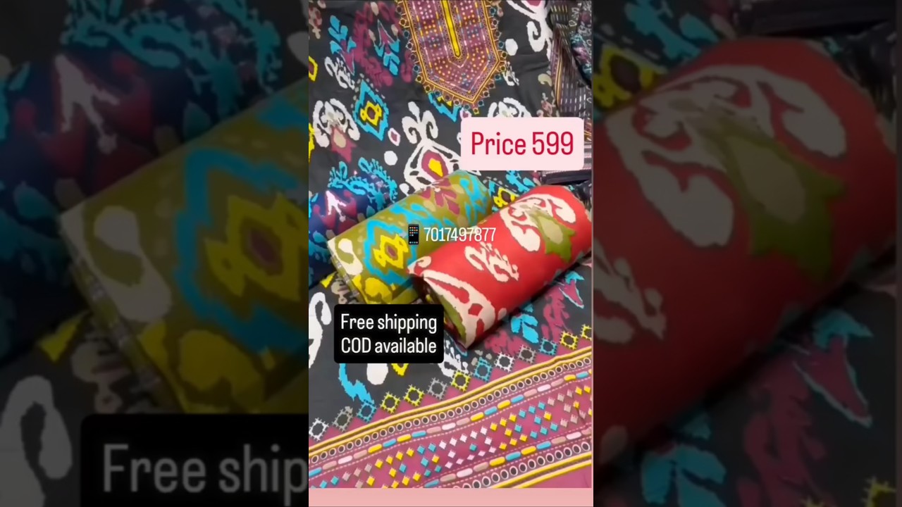 🎉 SALE SALE SALE 💃 Unstitched Party Wear Suits Sirf ₹599/- mein! 💥COD✅#suit📞 7017497877#hariyaliteej