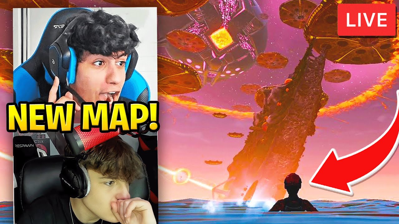 CLIX & RONALDO React to Fortnite LIVE EVENT CHAPTER 3 