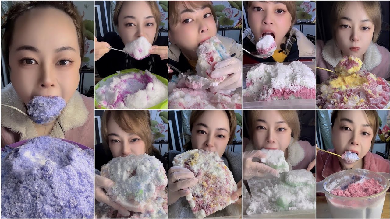 ASMR Shaved ice new Mixed part 19