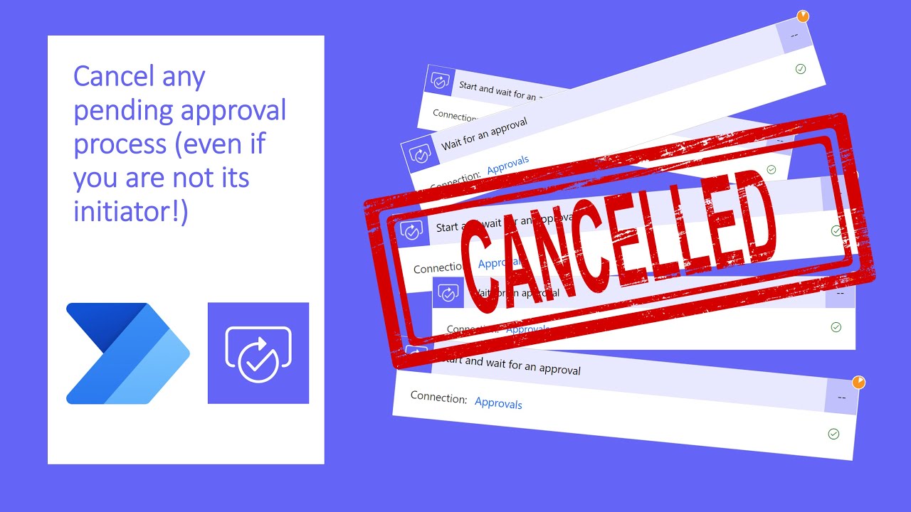 Cancel any approval in Power Automate