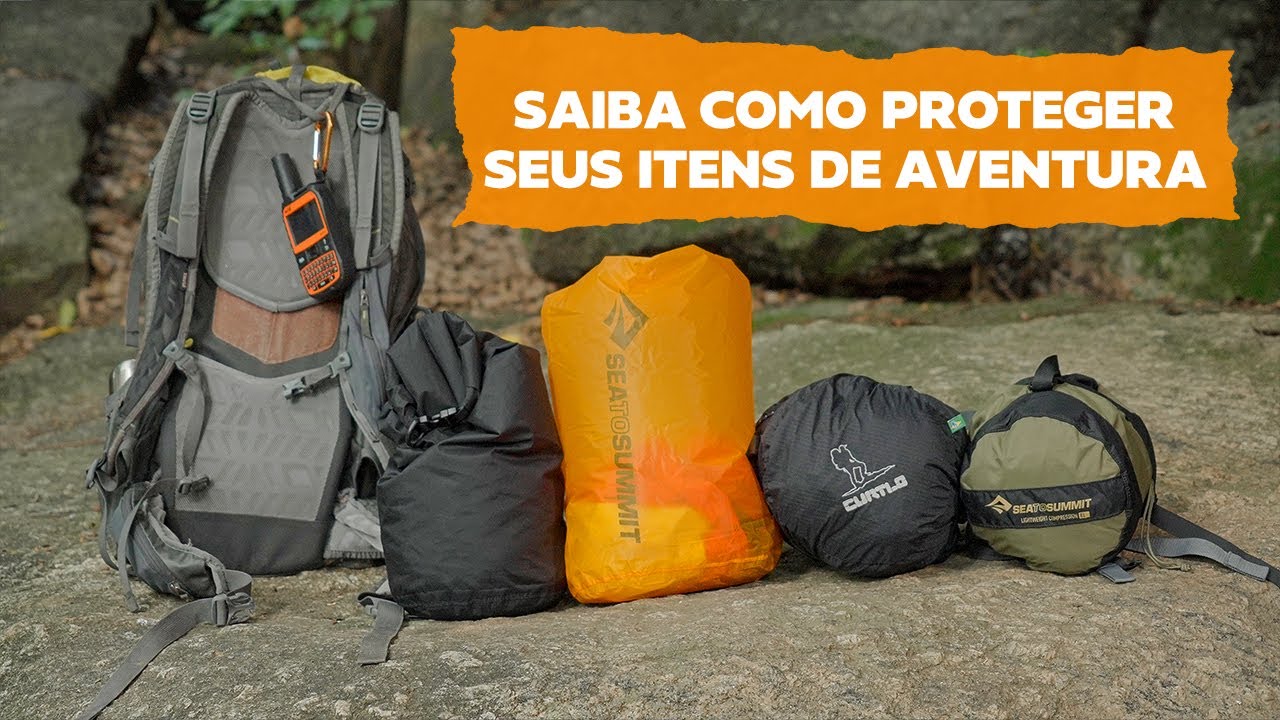 Saco Estanque e Saco de Compressão | Pé Na Trilha