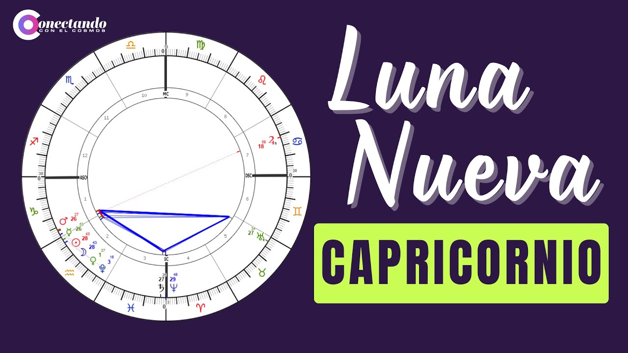 🌑 LUNA NUEVA EN CAPRICORNIO ♑️ | GRADO 29° ⛰️