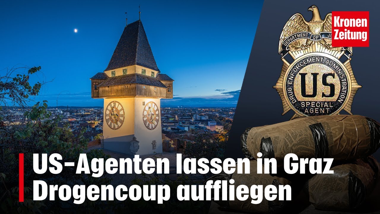 US-Agenten lassen in Graz Drogencoup auffliegen | krone.tv NEWS