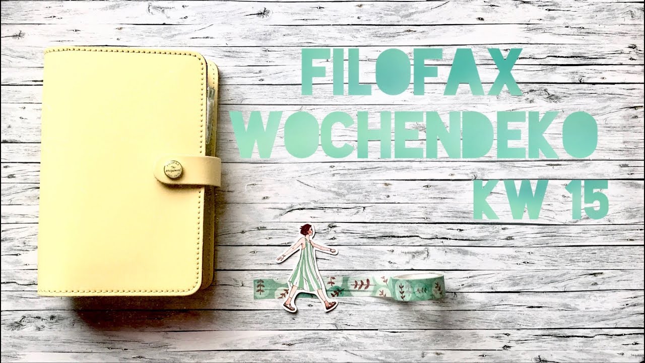 Neuer Filofax?! | Set Up & Wochendeko KW 15 | 2018 | planningcat_