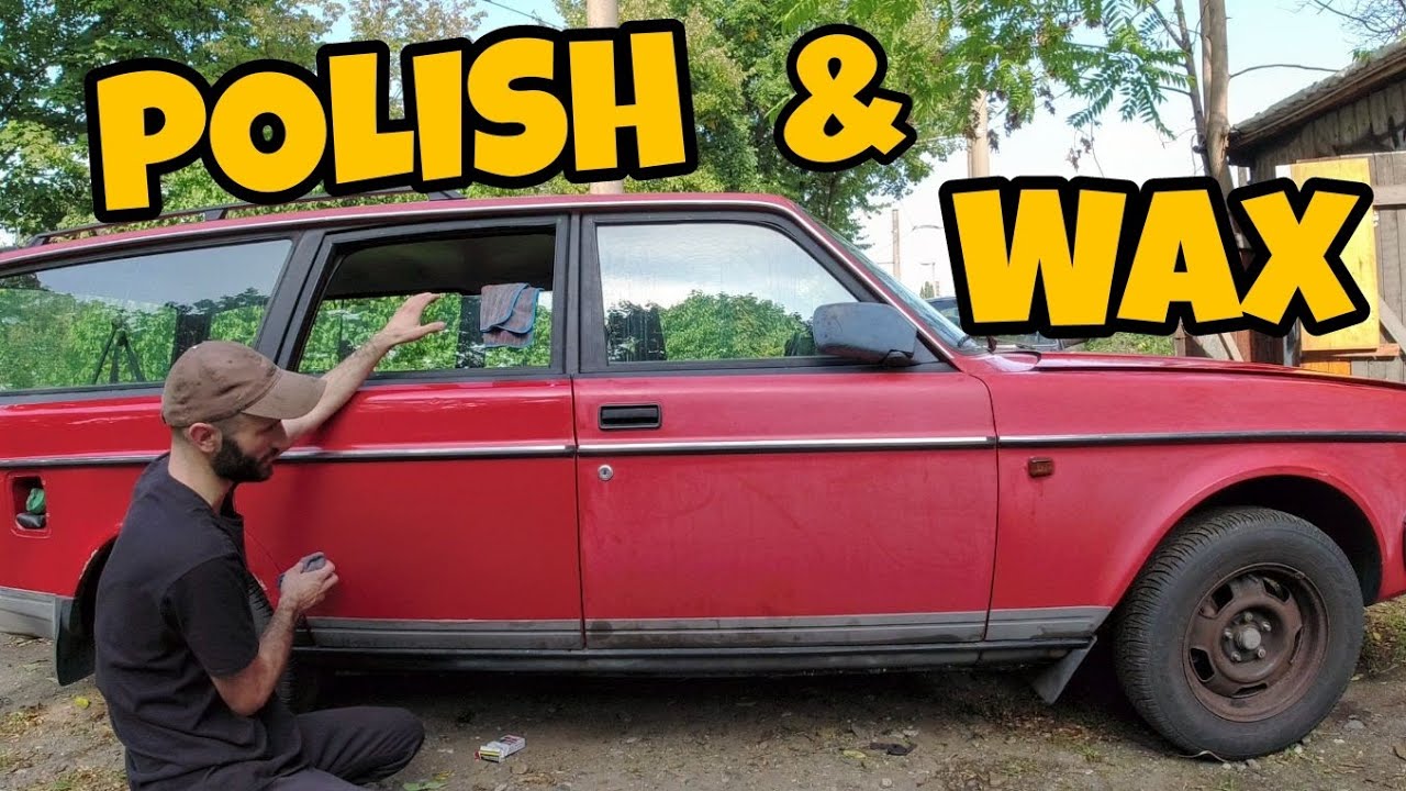 Restoring Ruby the Pink Volvo 240 (Clay Bar, Compound, Polish, Wax)