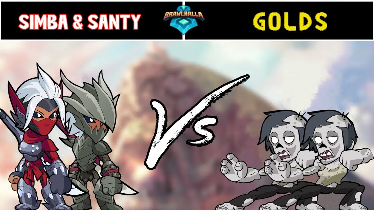 BEST OF SIMBA & SANTY - (Brawlhalla 2v2 Highlights)