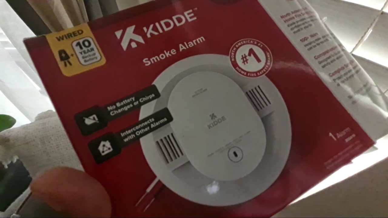 Kidde hardwired smoke alarm