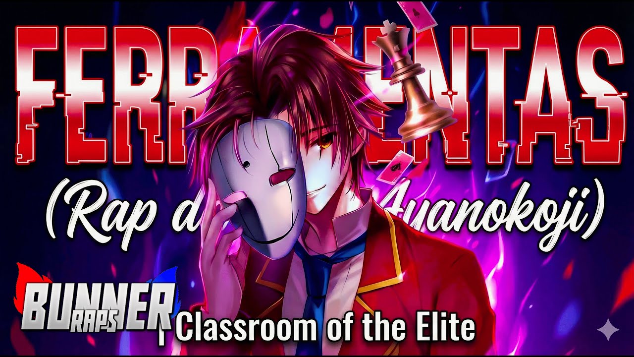 Rap do Ayanokoji -  (FERRAMENTAS) | Classroom of the Elite |  BUNNER RAPS Official Audio