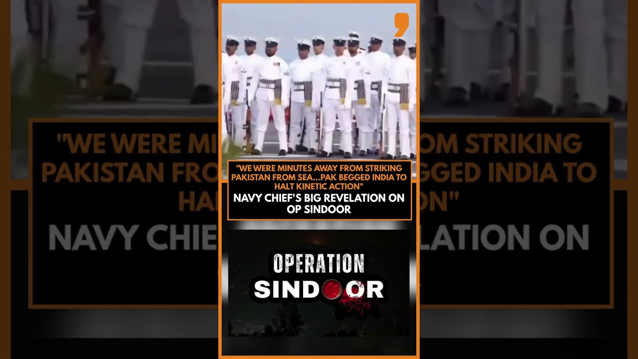 India Was Minutes From Naval Strike on Pakistan: Navy Chief Reveals Operation Sindoor Power | News9