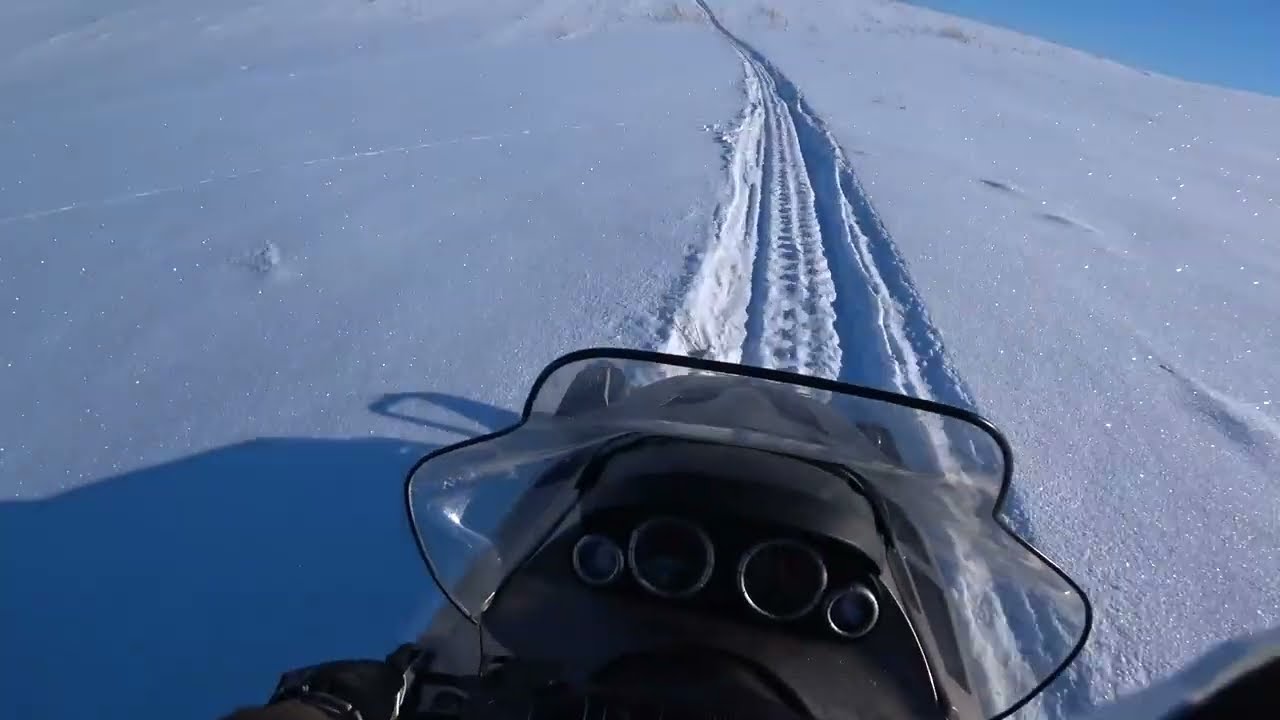 Покатушки на снегоходах, BRP EXPEDITION TUV 600 и BRP  LYNX Alpine 1200!