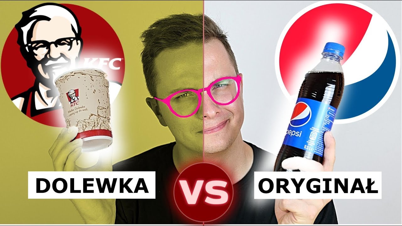 DOLEWKA Z KFC vs. ORYGINALNE NAPOJE - ROZWODNIONE?!