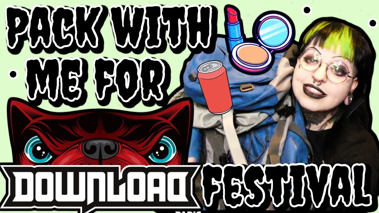 Pack With Me For Download Festival! // Emily Boo