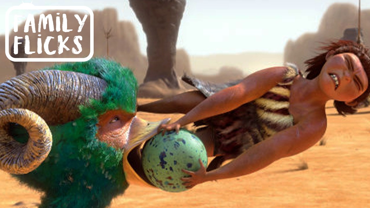 The Croods | The Great Egg Race! 🥚 | Family Flicks