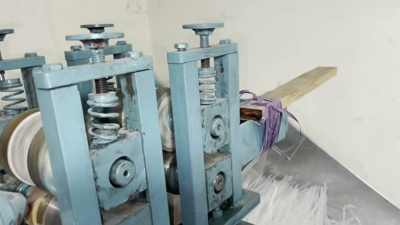 Drinking straw making machine & complete manufacturing step by step full process...