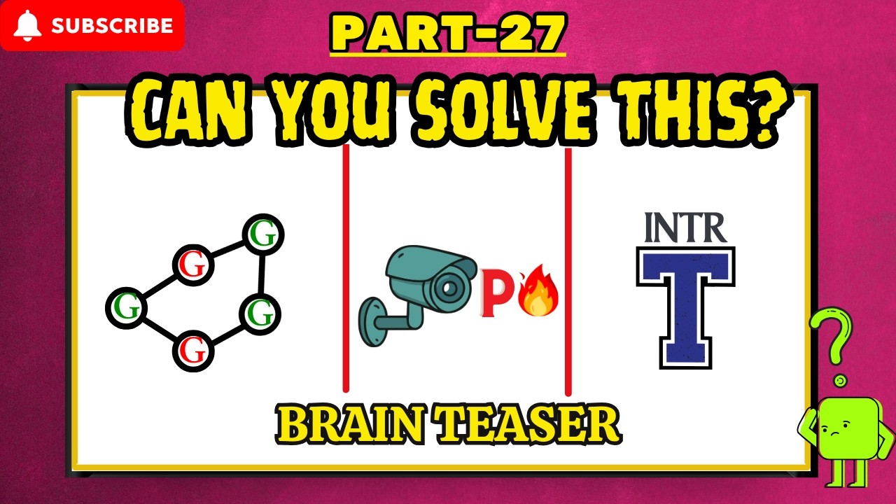 Rebus Puzzle Challenge! Can you get'em right??🧠💡| Part -27