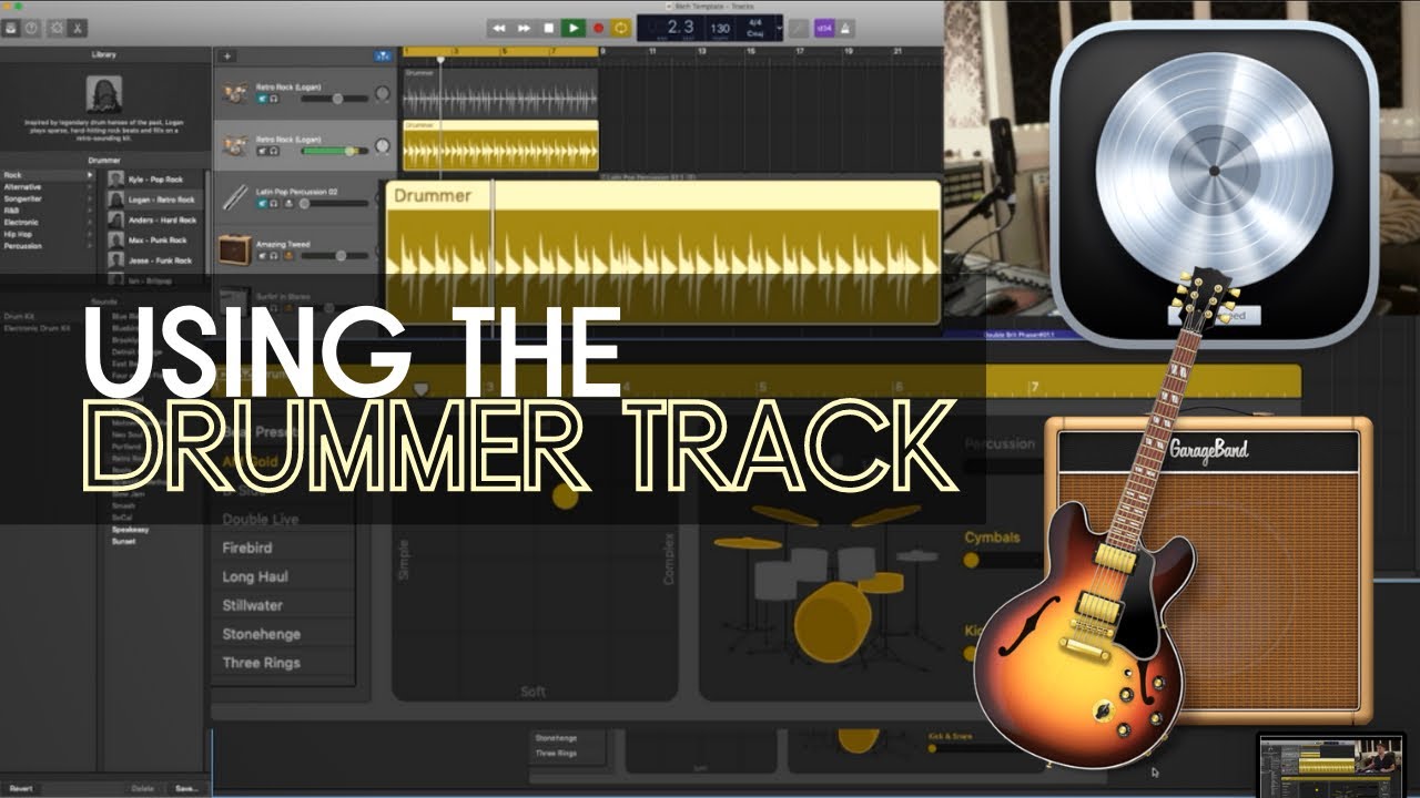 How to Programme the Drummer track in Logic OR Garageband // Beginners and songwriters.