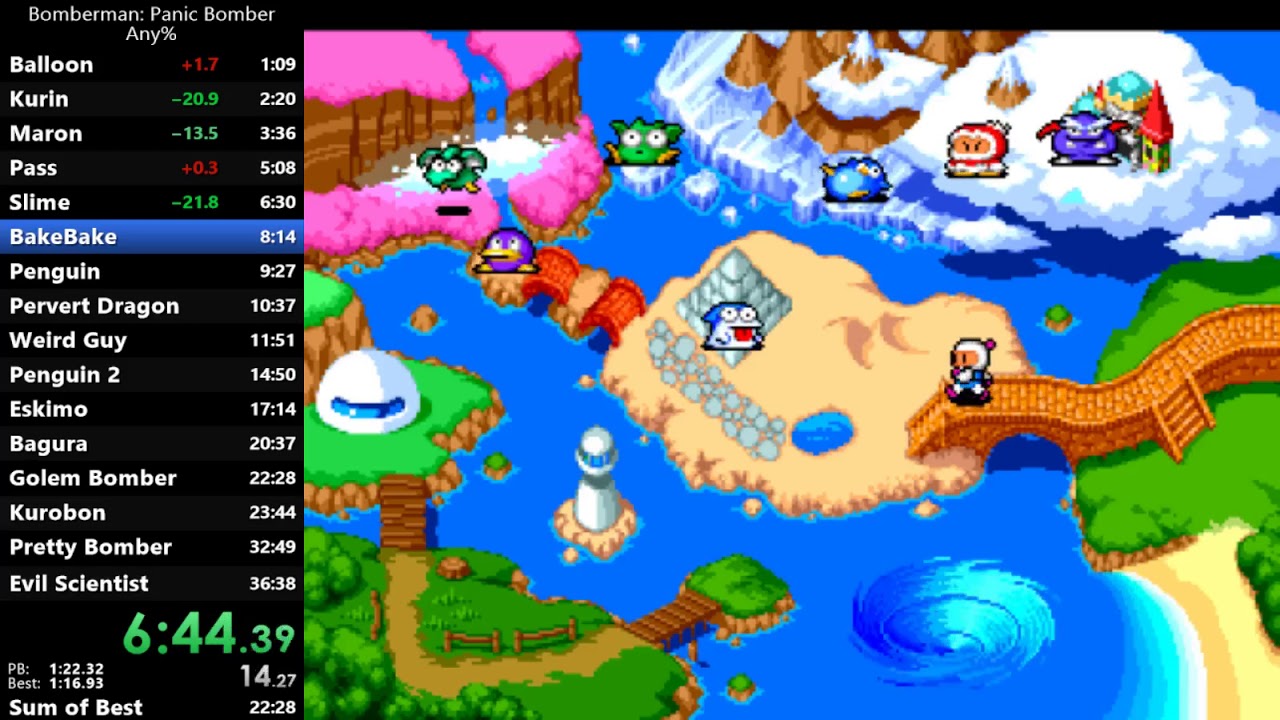 Bomberman: Panic Bomber Any% - 22:30