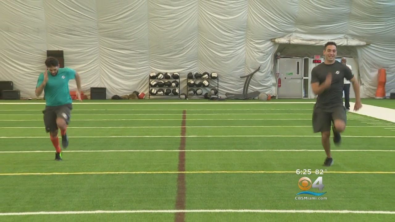 CBS4 Challenge Series: Mike Cugno & David Dwork Take On The 40-Yard-Dash