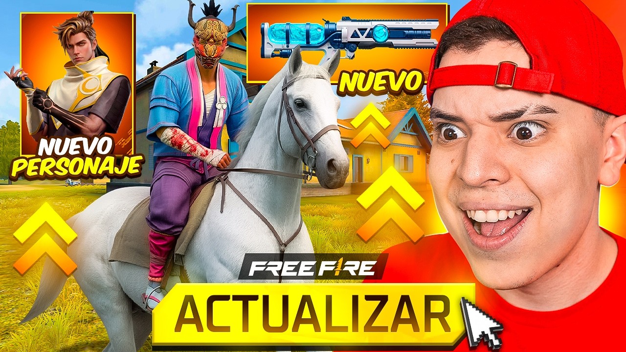 &iexcl;LLEGO LA ACTUALIZACION DE FREE FIRE! 🔥 CABALLOS 🌊 TSUNAMI Y NUEVA COLABORACION 🔥