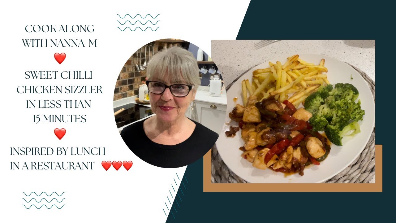 Sweet chilli chicken in less than 15 minutes, inspired by a restaurant dinner, easy cooking👩‍🍳