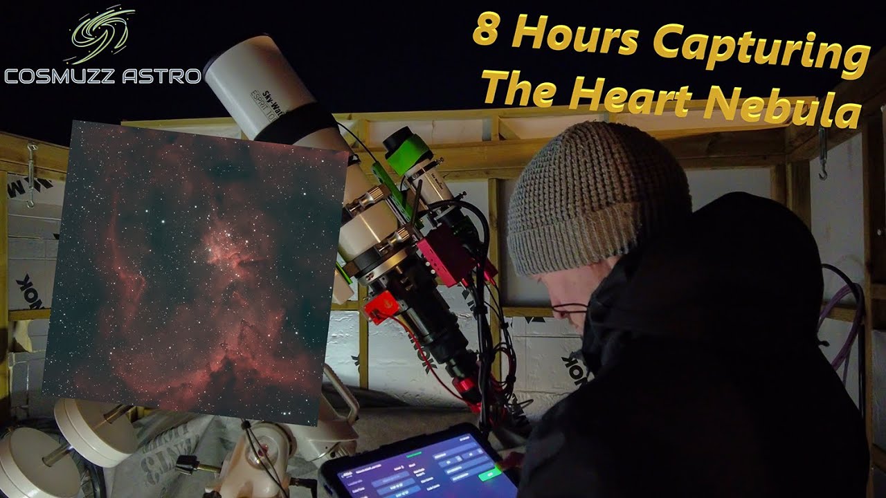 Astronomy Astrophotography: 8 Hours Capturing The Heart Nebula And I Have Started Using PixInsight.