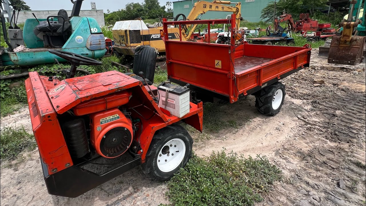 Xe rùa công nông nhật bải tải trọng 500kg 2 cầu,trợ lực lái,ben thủy lực.ACE QT ☎️0915935665